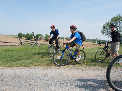 biking